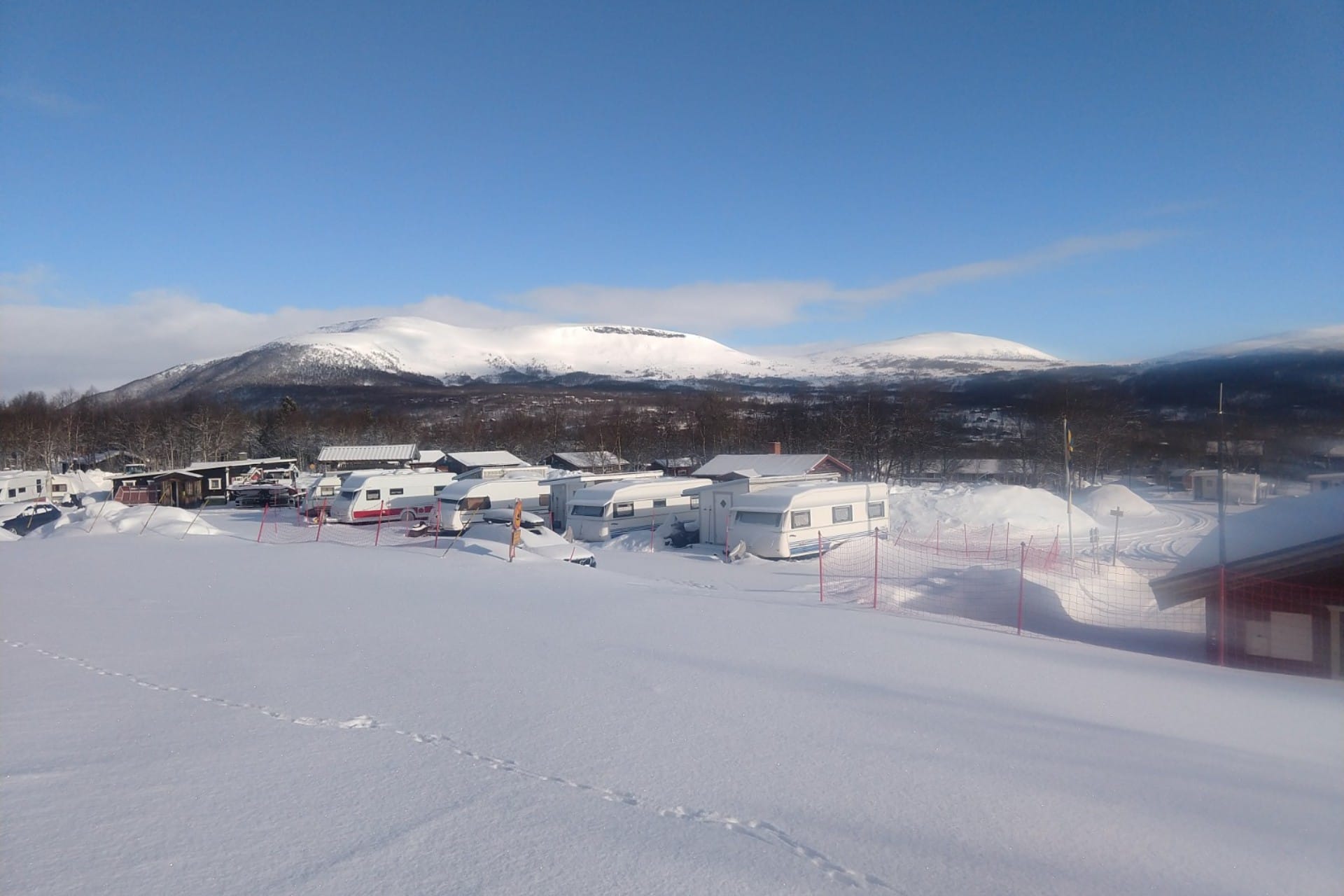 camping vinter